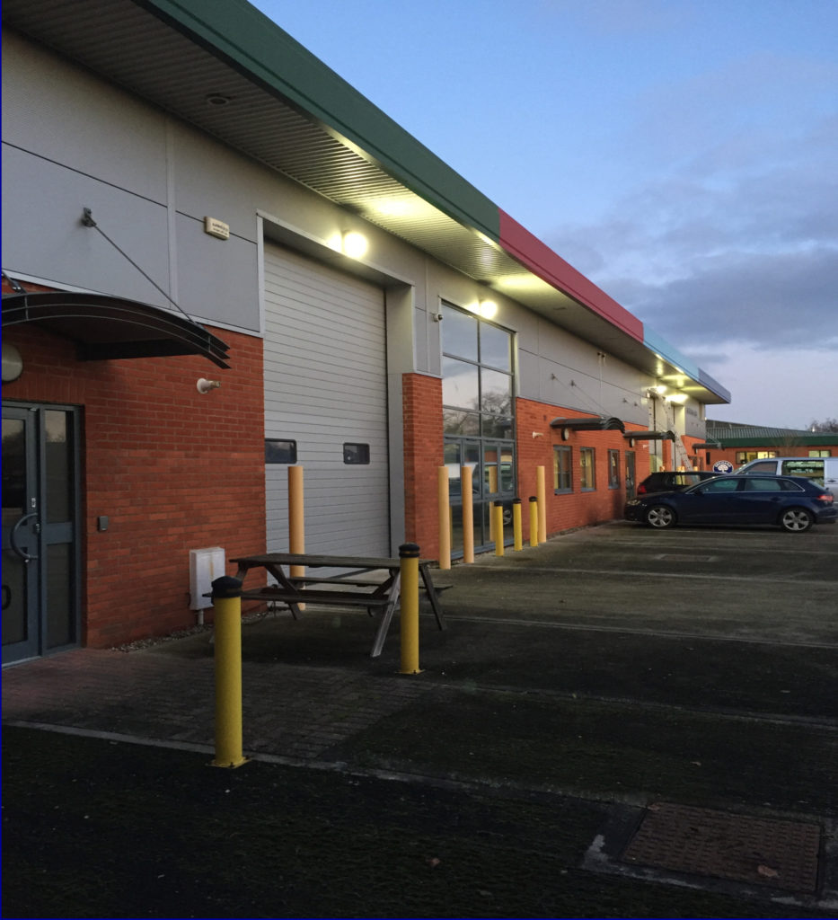 Commercial exterior lights installed by Kimberley Electrical Services
